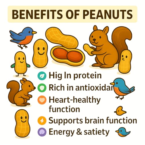 Sky Ecommerce Sky | Premium USA Grown, Raw Peanuts in Shell for Squirrels, 2.5lb | Jumbo Unsalted Peanuts in The Shell. - Image 5