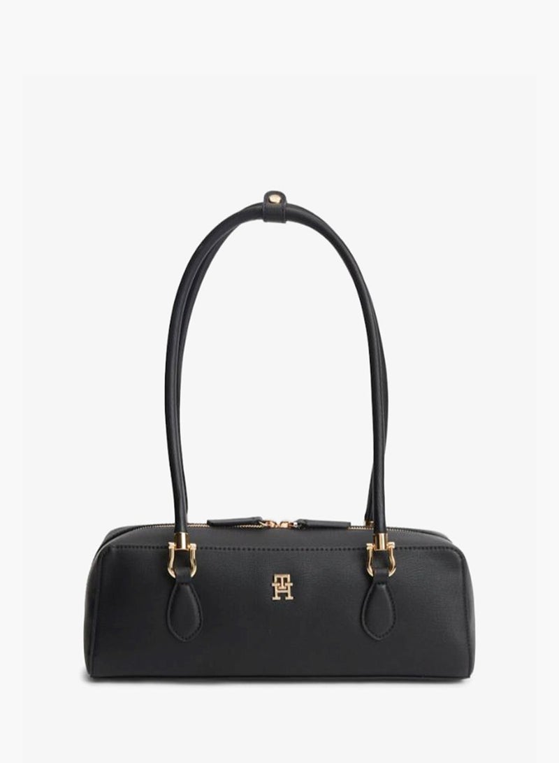 TOMMY HILFIGER Monogram Textured Shoulder Bag - Image 1