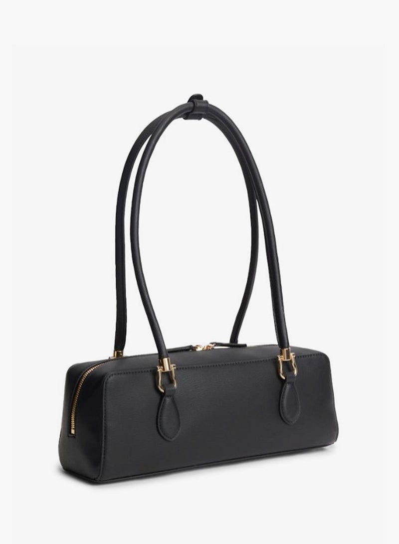 TOMMY HILFIGER Monogram Textured Shoulder Bag - Image 3