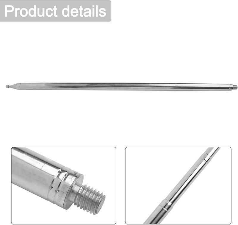 5 6M 18 4FT هوائي تلسكوبي صامولة M10 14 قسم راديو موجة قصيرة لمشاريع الهواة - Image 5