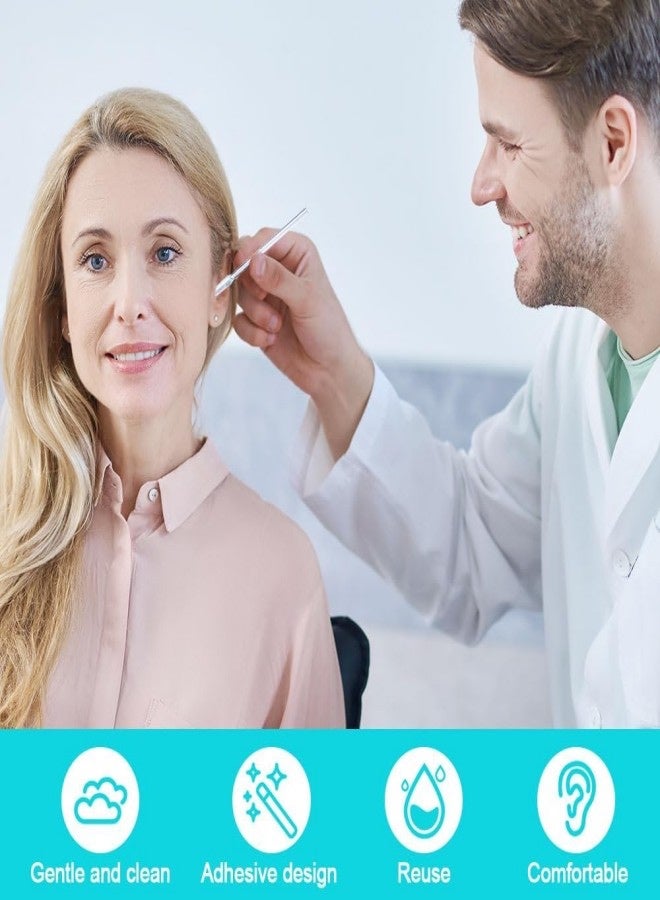 Ear Wax Stick 24 Pcs 2025 New Reusable Sticky Soft Head Ear Swabs, Adhesive Ear Wax Removal Tools, Ear Cleaning Tools Ear Curette for Kids & Adults (Large) - Image 3