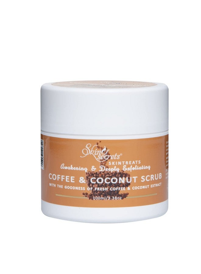 Skin Secrets Coffee & Coconut Scrub for Tan Removal & Soft-Smooth Skin | For Women & Men | De-Tan Scrub with Coffee & Coconut, Removes Dirt & Dead Skin| 100gm| Paraben & Silicone Free - Image 2