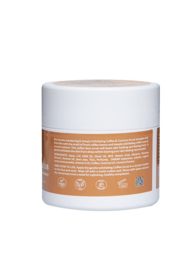 Skin Secrets Coffee & Coconut Scrub for Tan Removal & Soft-Smooth Skin | For Women & Men | De-Tan Scrub with Coffee & Coconut, Removes Dirt & Dead Skin| 100gm| Paraben & Silicone Free - Image 3