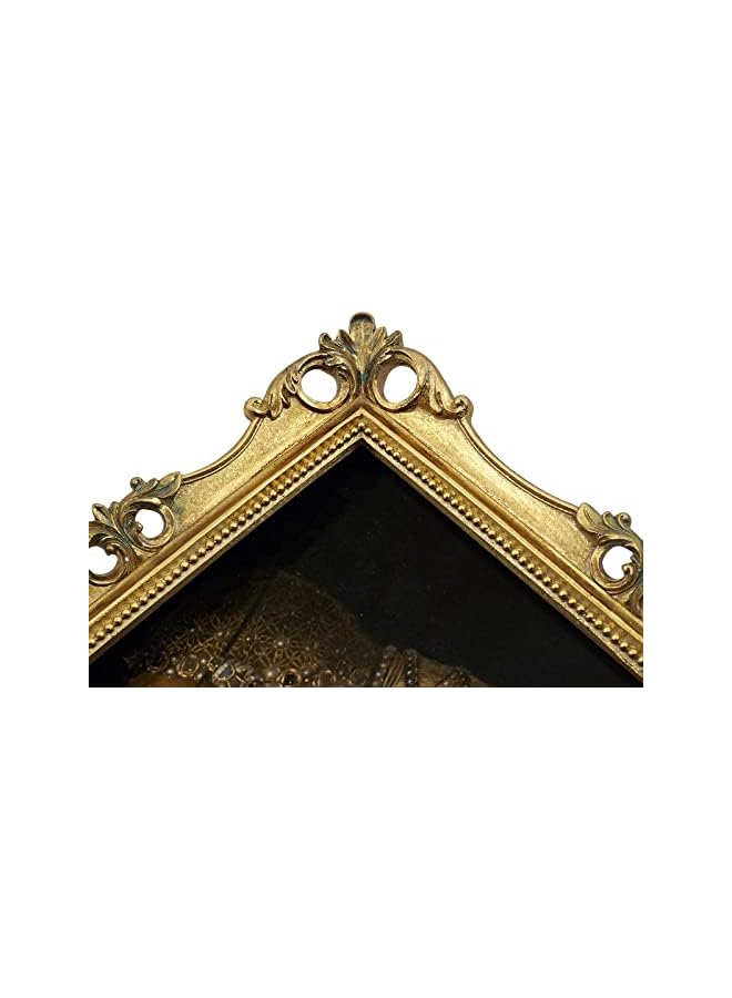 The Bros 8x10 Picture Frame Antique Frame 8x10 Vintage Photo Frames 10 x 8 in Gold, Wall and Tabletop Picture Frames - Image 4