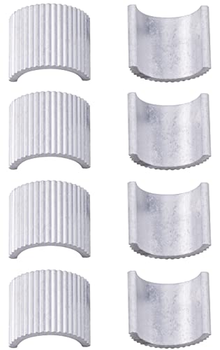 MWMNUN 8pcs Handlebar Shim 78 Handlebars to 1 Motorcycle Handle Bar Spacer Conversion Shims with Handlebar Mounts Risers Clamp Conversion Shims Reducer Spacers - Image 1