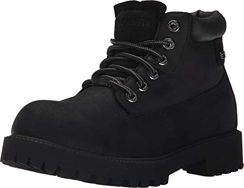 Skechers Men's Sergeants Verdict Chukka Boot,Black Waterproof Oiled Smooth Leather,12 M US - Image 3