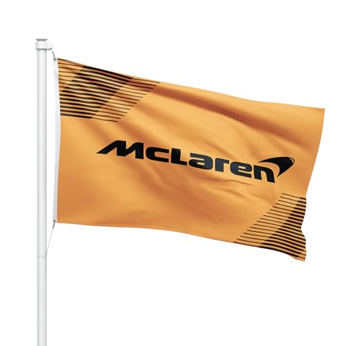 FOMSTOREG Formula One F1 McLaren Flag Banner 3x5 Feet - Premium Car Fan Merch with Brass Grommets - Ideal for Outdoor Sports Enthusiasts - Image 1