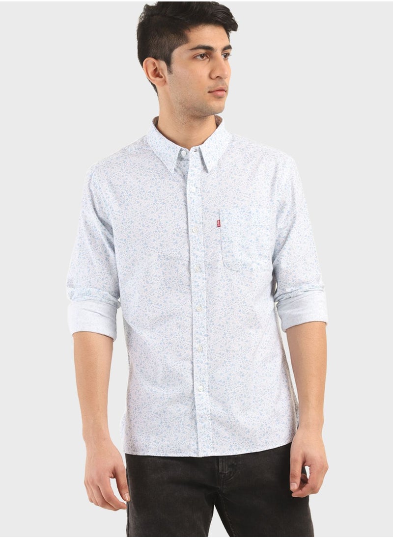 Levi's - Floral Print Slim Fit Shirt - Image 1