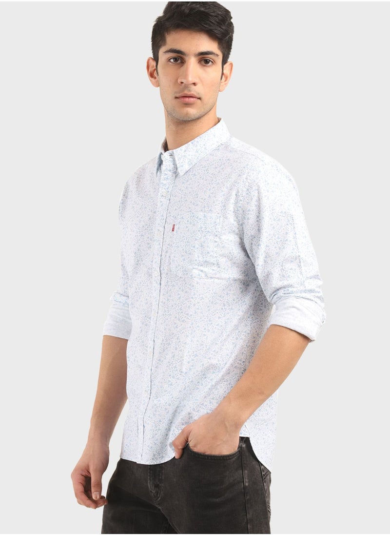 Levi's - Floral Print Slim Fit Shirt - Image 1