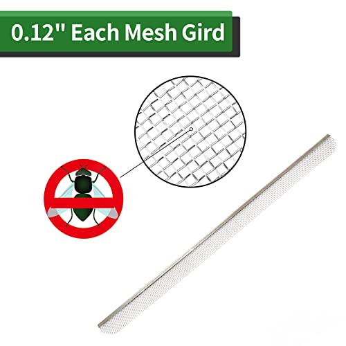 RVGUARD RV Flying Insect Screen for RV Refrigerator Vents Protects from Insects 20” x 1-1/2” Stainless Steel Mesh with Installation Tool and Silicone Rubber (3 Pack) - Image 3
