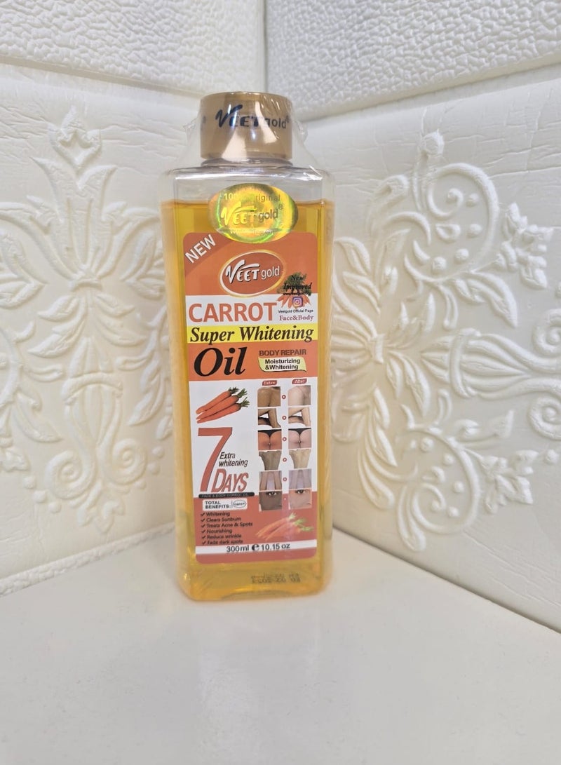 Veet gold Carrot Super Whitening Oil 300ml