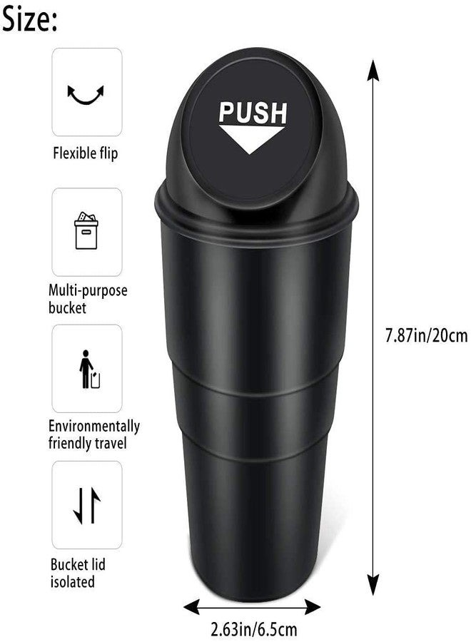 Padchaaya Mini Car Dustbin Trash Bin Universal Traveling Portable Useful for All Cars Accessories - Image 3