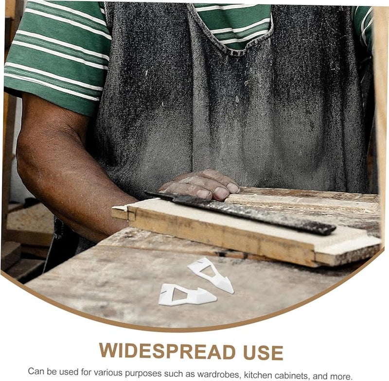 Angoily 10pcs Floating Shelf Bracket Support for Wardrobe Closet Board Easy Installation - Image 4