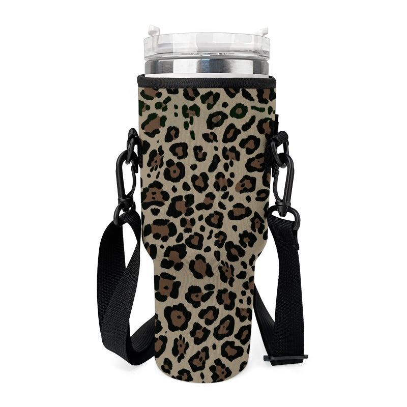 New 40Oz Thermos Cup Cover Outdoor Sports Portable Cup Diving Material Crossover Bottle Cover Portable Cup Insulation Cover - Image 1