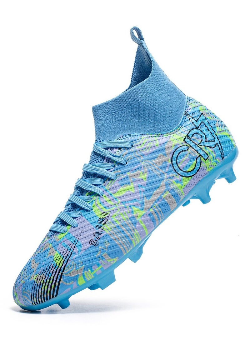 WHITE GAINS Soccer Shoes For Men and Women,Professional high Low Top Breathable Training Football Shoes,Unisex Indoor Outdoor Sneakers  - Image 3