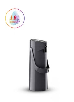 emsa Pressure thermos 1.9 liter Grey color  - Image 1