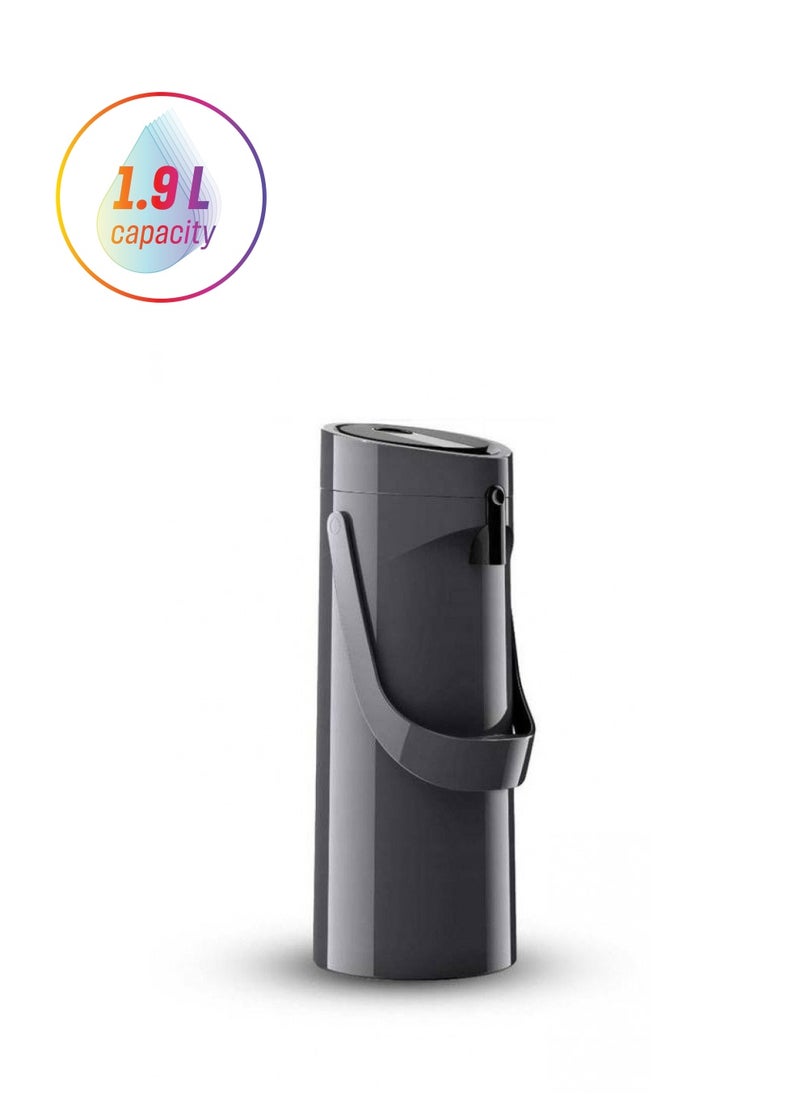 emsa - Pressure thermos 1.9 liter Grey color - Image 1