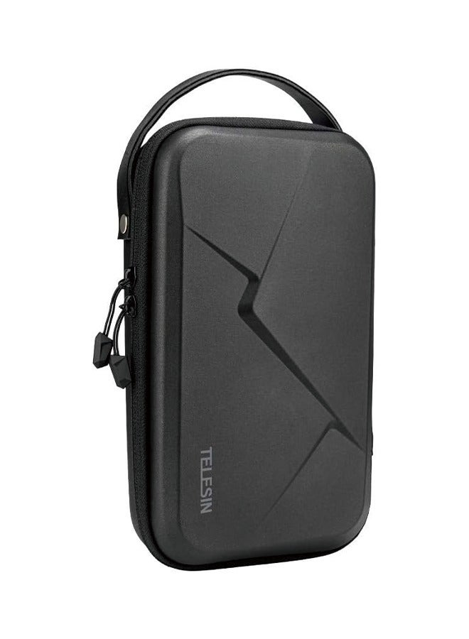 TELESIN TELESIN Carrying Case Organizer for GoPro Insta360 DJI Action Camera, with DYI Divider Waterproof Hard Protect Travel Carry Bag for Hero 12 11 10 9 8 X2 X3 GO2 GO3 Selfie Stick Strap Mount Accessories  - Image 1