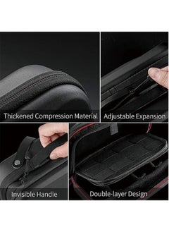 TELESIN TELESIN Carrying Case Organizer for GoPro Insta360 DJI Action Camera, with DYI Divider Waterproof Hard Protect Travel Carry Bag for Hero 12 11 10 9 8 X2 X3 GO2 GO3 Selfie Stick Strap Mount Accessories  - Image 3