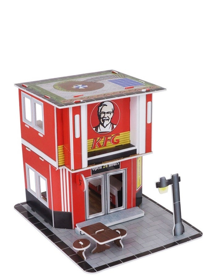 Beauenty Puzzle stereo puzzle 3d street scene