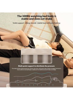 YQbest Inflatable Mattress with Electric Pump One Click Automatic Quick Inflation Deflation Air Mattress Comfortable Water-resistance 2 Person for Home Guests Travel Camping Hiking Portable Air Bed  - Image 4