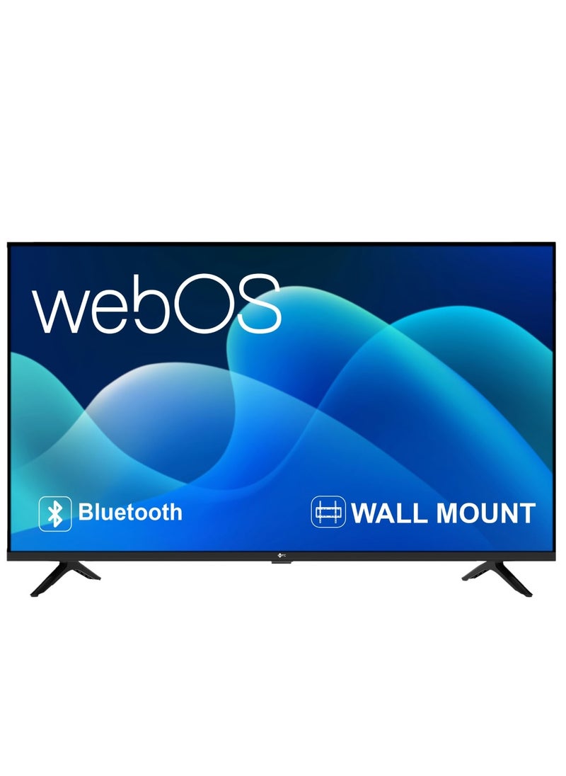 MTC 43 Inch FHD Smart TV, WebOS - MTCFHD43SWOS Black 