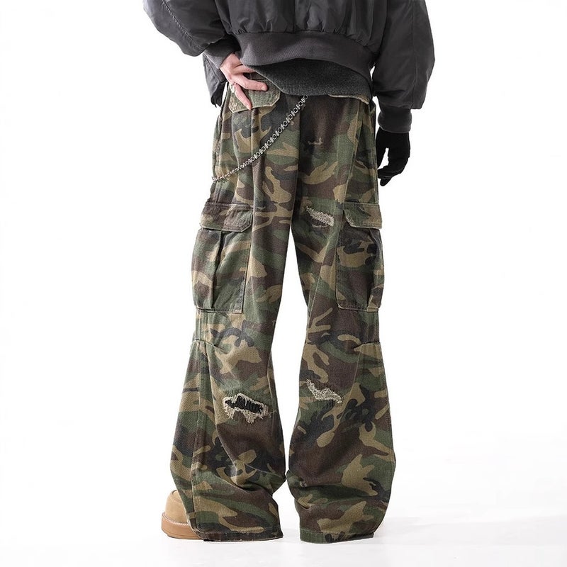Unisex Classic Denim Jeans Loose Fit Daily Outdoor Wear - Image 5