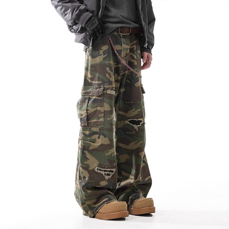 Unisex Classic Denim Jeans Loose Fit Daily Outdoor Wear - Image 4