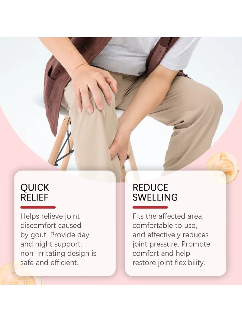 ximonth 12 Pcs Relieve Patch for Swelling and Cramps Promote Circulation Reduce Swelling and Stiffness Relieve Discomfort of Joints Joint Pain Relief Patch Bunion Pain Reliefs Patches  - Image 3