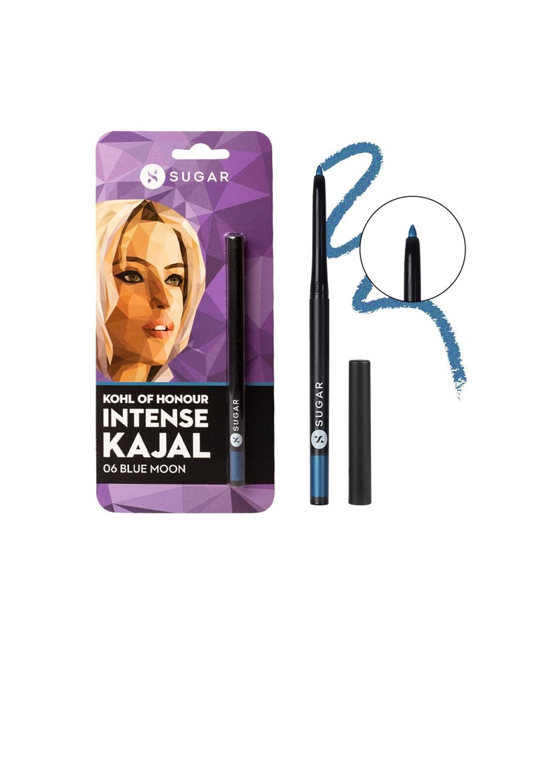 SUGAR Cosmetics Kohl of Honour Intense Matte Kajal Lasts 12 Hours Transferproof and Smudgeproof  Paraben Free 0.25 gm 01 Blue Moon - Image 1