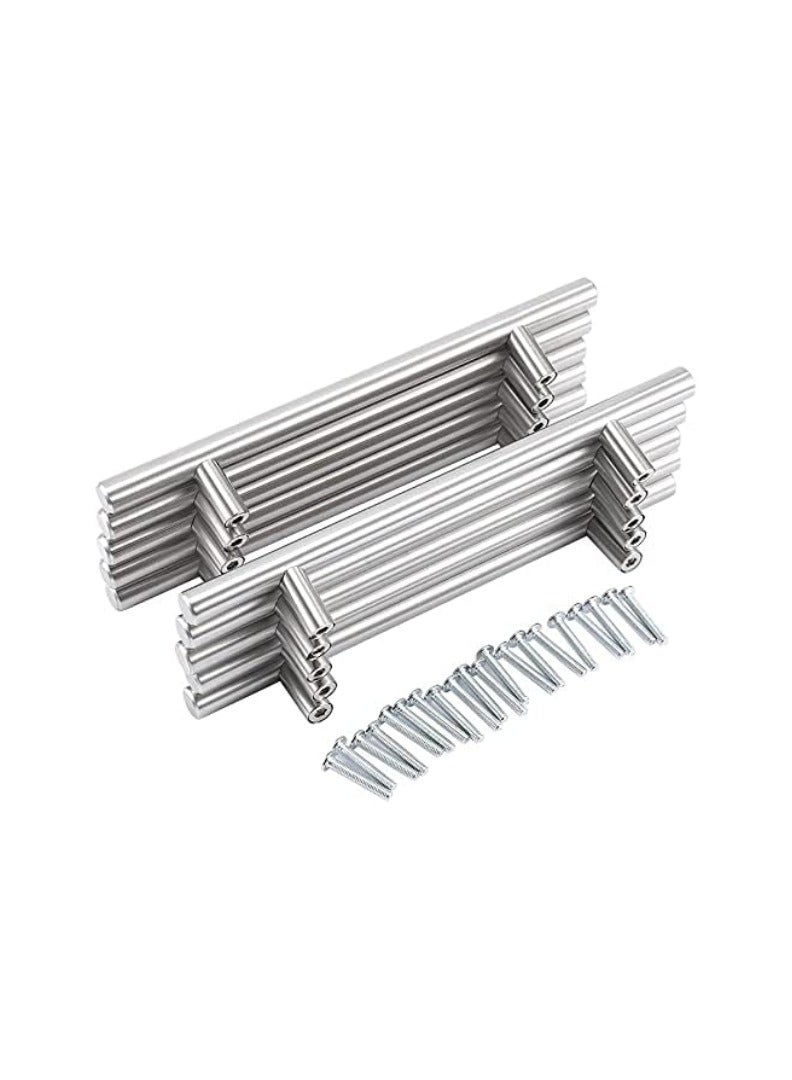 KNP KNP T-bar Kitchen Cabinet Handle Set, 6 inch (128mm) Drawer Pull handle Hardware Set with Hole Centers for Kitchen/ bathroom/ Bedroom Cabinet Drawer Door Cupboard Dresser Wardrobe. 10 Pcs  - Image 1