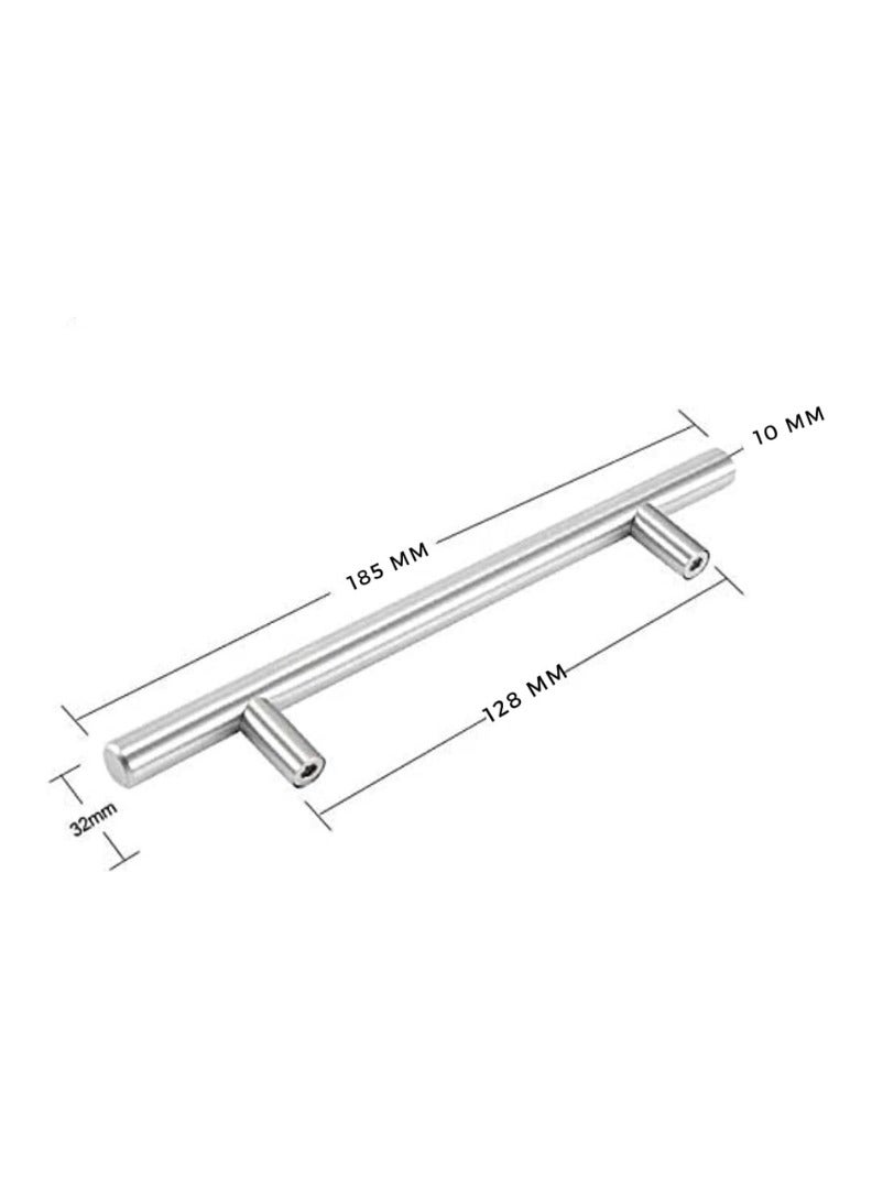 KNP KNP T-bar Kitchen Cabinet Handle Set, 6 inch (128mm) Drawer Pull handle Hardware Set with Hole Centers for Kitchen/ bathroom/ Bedroom Cabinet Drawer Door Cupboard Dresser Wardrobe. 10 Pcs  - Image 3