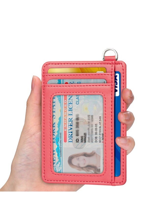 EcoVision Slim Minimalist Front Pocket Wallet, RFID Blocking Credit Card Holder Wallet with Detachable D-Shackle for Men Women - Image 2