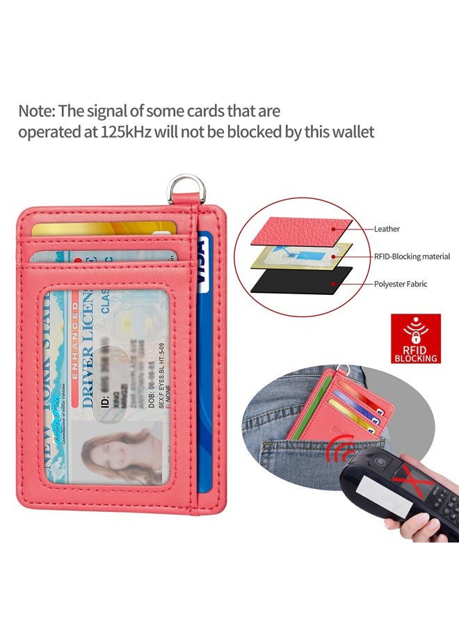 EcoVision Slim Minimalist Front Pocket Wallet, RFID Blocking Credit Card Holder Wallet with Detachable D-Shackle for Men Women - Image 4