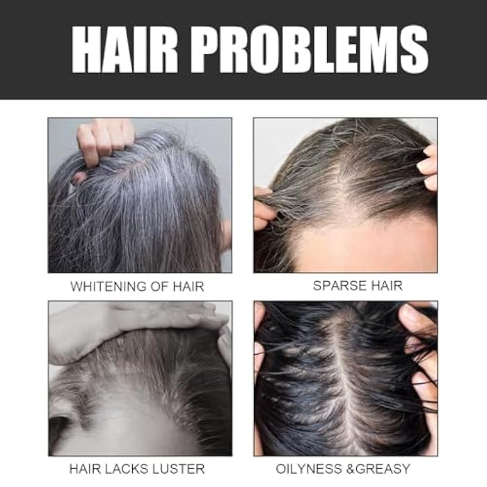 Grospe 2 Pcs Gray Hair Reverse Bar，Gray Hair Darken Bar，Black Hair Soap，Conditioning Hair Massage Moisturizing Scalp Treatment Soap，100% Natural and Gentle Formula for All Hair Types，1.94 Oz Each - Image 2