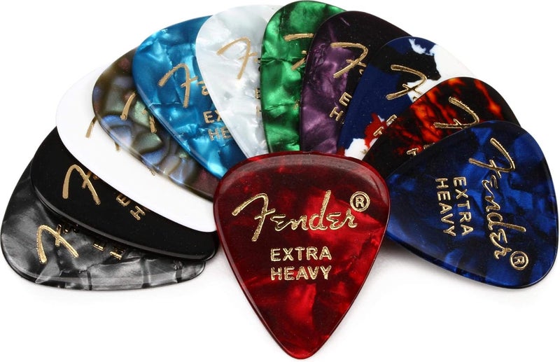 FENDER بيك الجيتار الكلاسيكي من فيندر - عبوة 12 قطعة