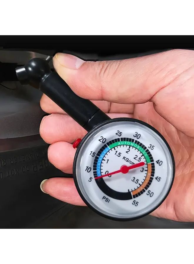 Heavy Duty Digital Tire Pressure Gauge 0 150 PSI Large LCD Black Color Coded - Image 1
