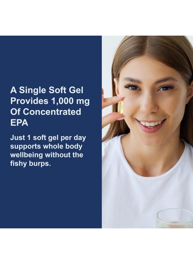 Carlson - Elite EPA Gems, 1000 mg EPA Fish Oil, Wild-Caught, Norwegian Fish Oil Supplement, Sustainably Sourced, Helps Maintain Healthy Triglyceride Levels, 60 Softgels - Image 1