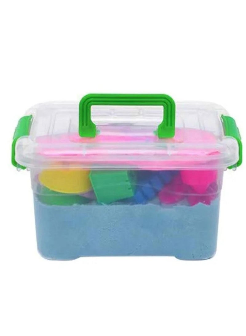 Fun compressible and stretchable magic sand toy with accessories multi-colored 1 kg - Image 3