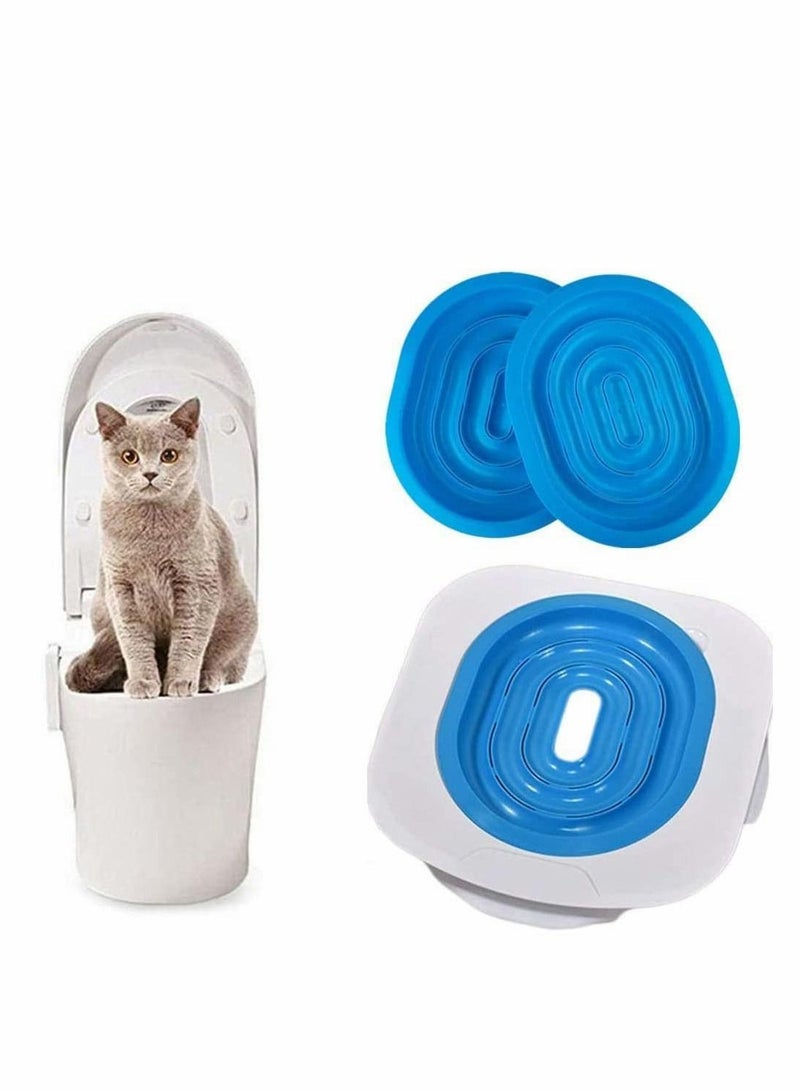 Y&D Cat Toilet Training Kit, 40 * 3.5cm ABS Trainer Help Train Your to Use for Kitty Kitten - Image 1