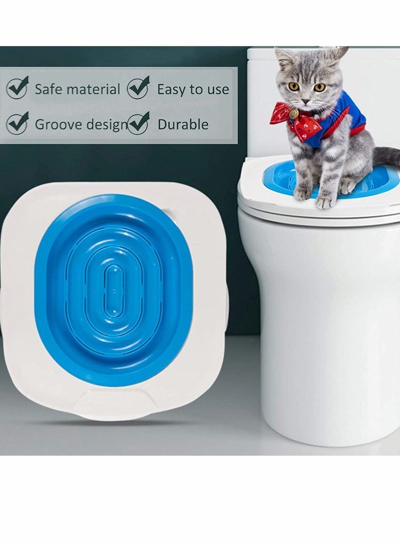 Y&D Cat Toilet Training Kit, 40 * 3.5cm ABS Trainer Help Train Your to Use for Kitty Kitten - Image 2