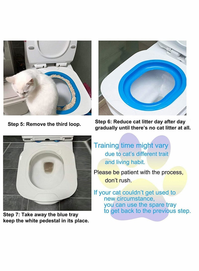 Y&D Cat Toilet Training Kit, 40 * 3.5cm ABS Trainer Help Train Your to Use for Kitty Kitten - Image 4