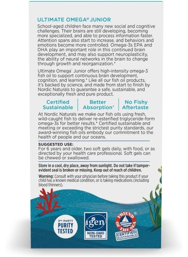 Ultimate Omega Junior 90 Soft Gels