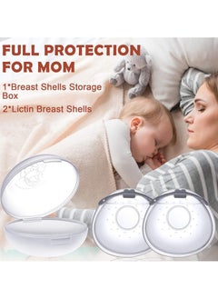 CMGTYYD Milk Collection Shells, 2PCS Milk Collector, 70ML Milk Catcher, Silicone Breast Milk Collector, Milk Savers for Breastfeeding(Silicone Storage Box)  - Image 2