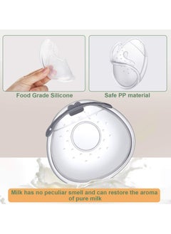 CMGTYYD Milk Collection Shells, 2PCS Milk Collector, 70ML Milk Catcher, Silicone Breast Milk Collector, Milk Savers for Breastfeeding(Silicone Storage Box)  - Image 4