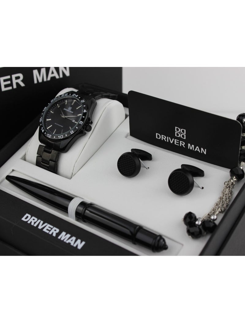 Watch A men's watch set consisting of four pieces