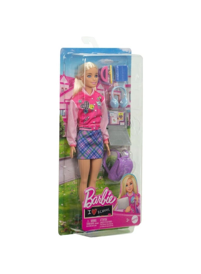 Barbie I Love School Doll Set (33.2 Cm) - Image 1