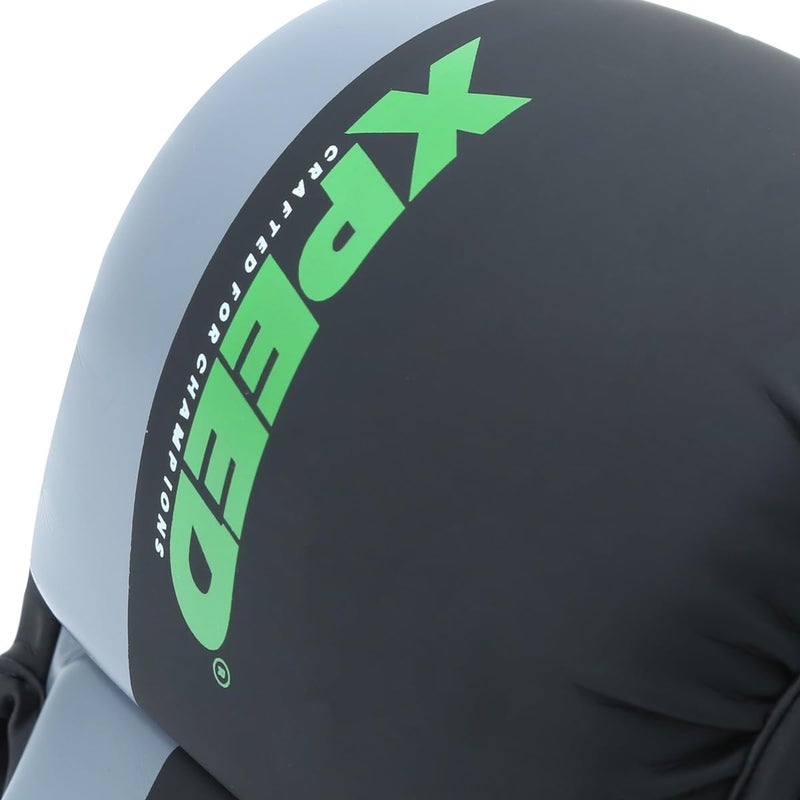 XPEED Striking Grappling Gloves, XP1504 PU Grappling Glove for Martail Arts, Combat Sports, MMA, Training Gloves, Versatile Sports Gloves | Wrap Around Hook & Loop Closure (L/XL, Green) - Image 4