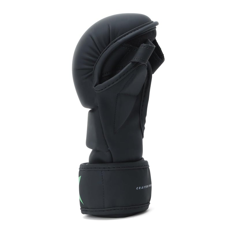 XPEED Striking Grappling Gloves, XP1504 PU Grappling Glove for Martail Arts, Combat Sports, MMA, Training Gloves, Versatile Sports Gloves | Wrap Around Hook & Loop Closure (L/XL, Green) - Image 2