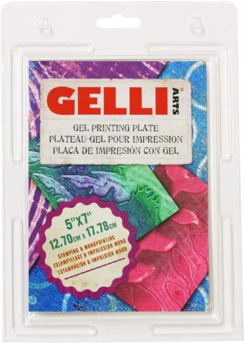 Gelli Arts Gel Printing Plate - 5" X 7" Reusable Gel Printing Plate, Printmaking Supplies, Monoprinting at Home, Arts and Crafts - Image 1